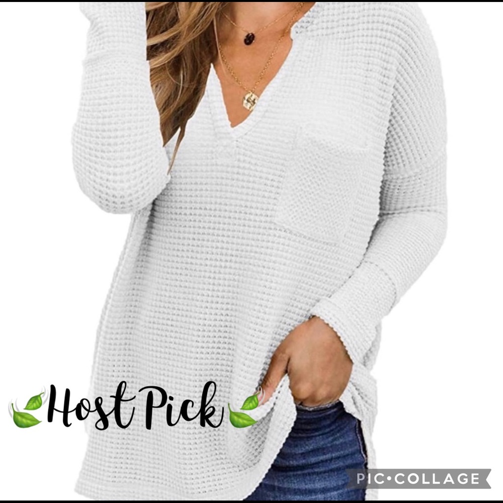 ✨Host Pick✨Waffle Weave Top